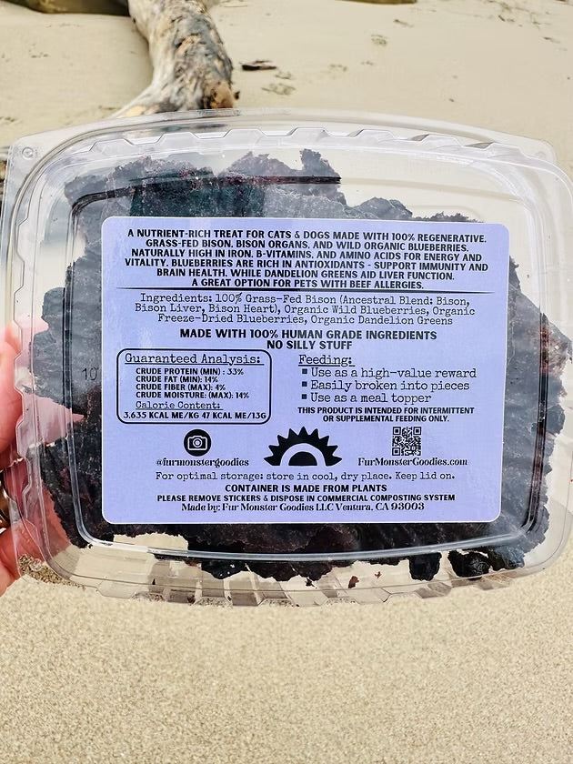 100% Grass-Fed Bison Bark