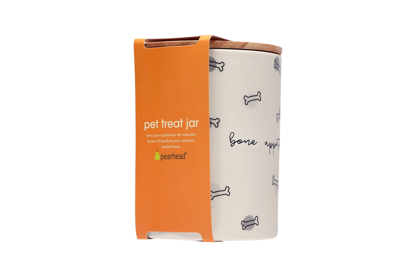 Bone Appetite Ceramic Treat Jar