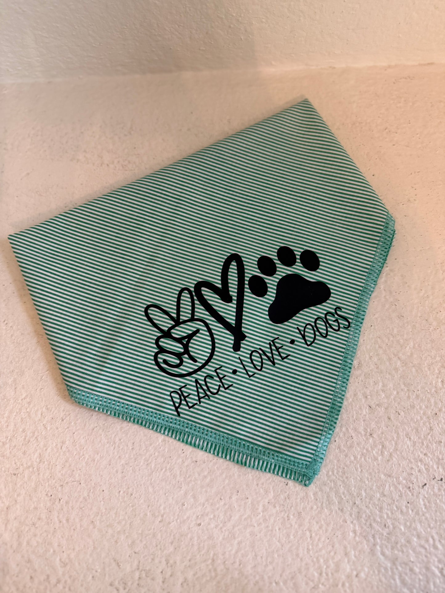Bandana- Dog Green - Medium