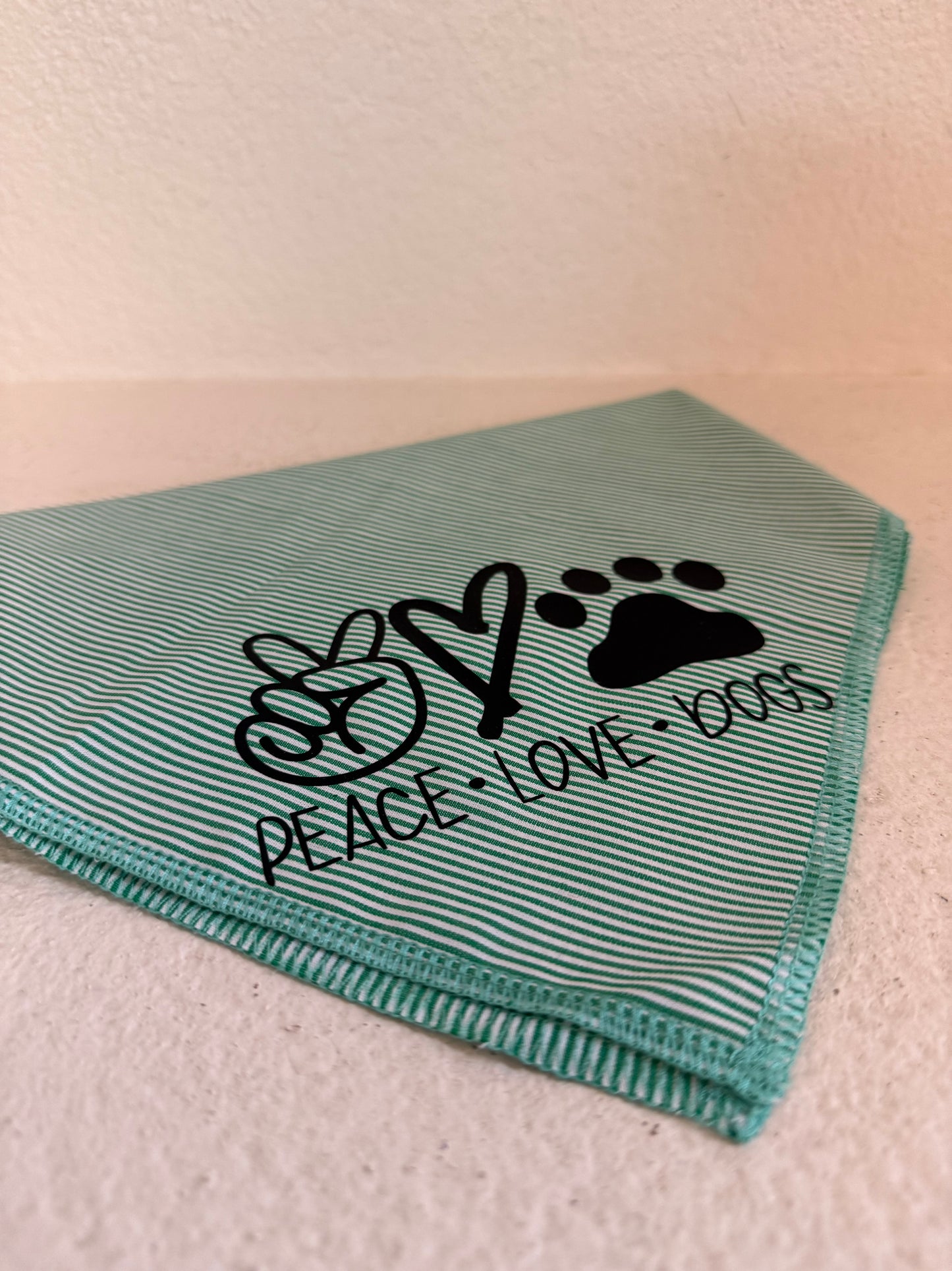Bandana- Dog Green - Medium
