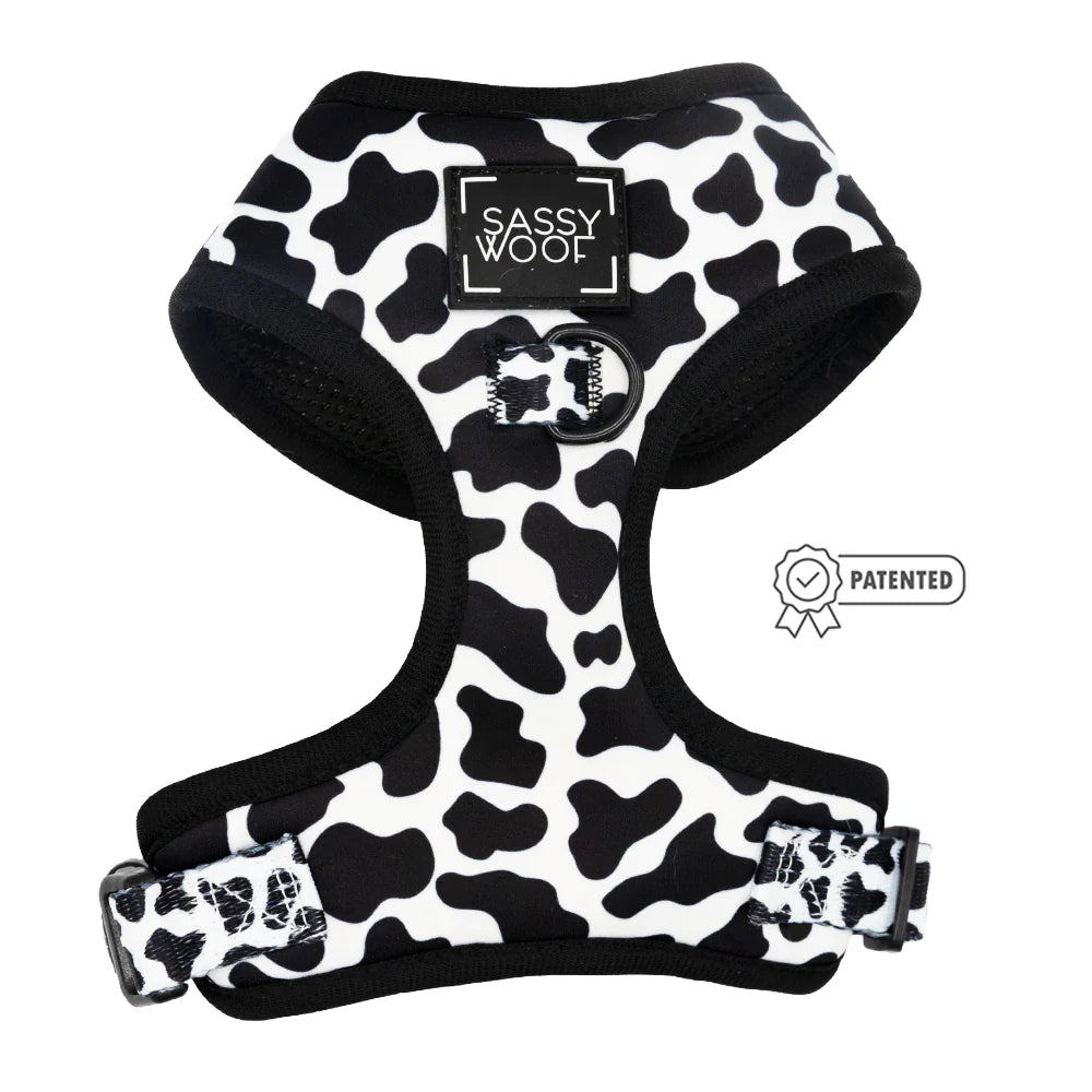 SASSY WOOF - COWPRINT HARNESS