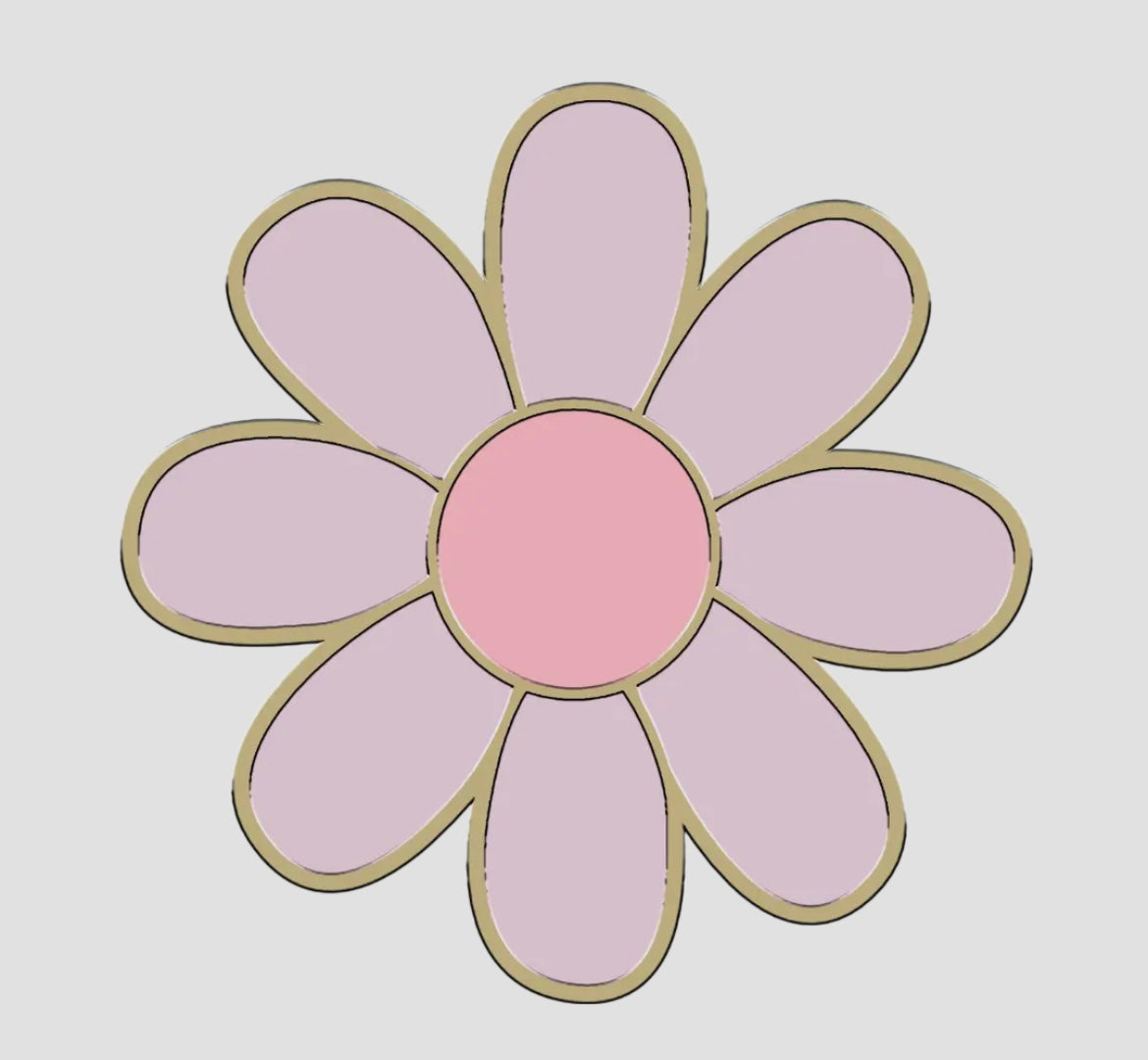 Moody Charm- Pink Flower