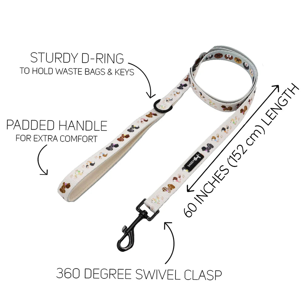 Sassy Woof-Dog Leash - Spunky Shih Tzus