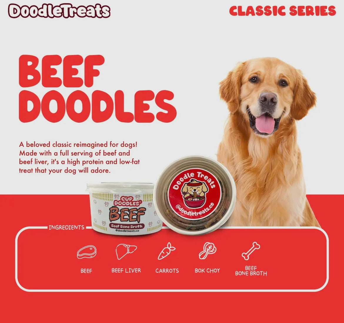 Doodle Treats- Cup Doodles-Beef