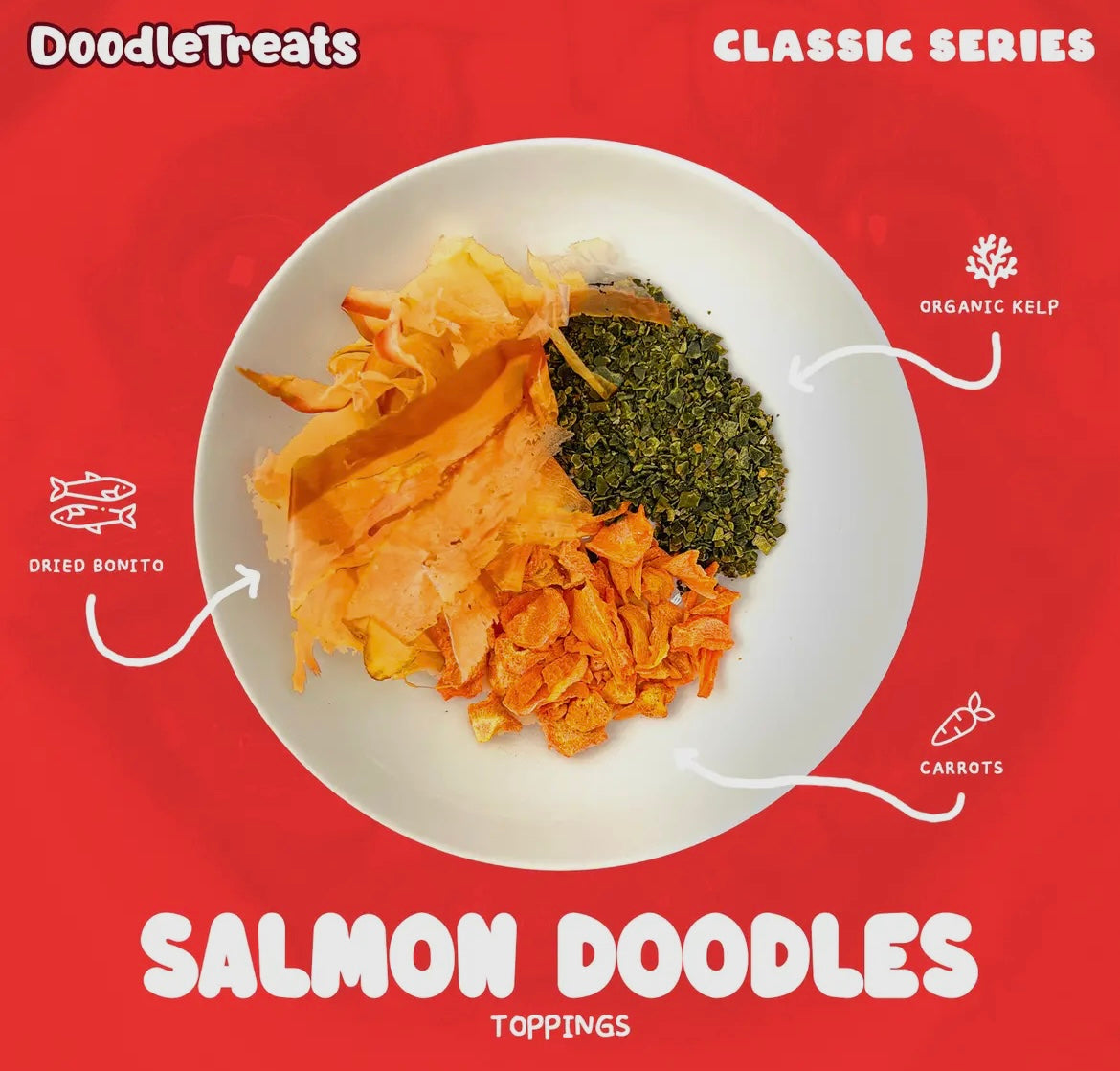 Doodle Treats - Salmon Cup Noodles For Dogs and Cats