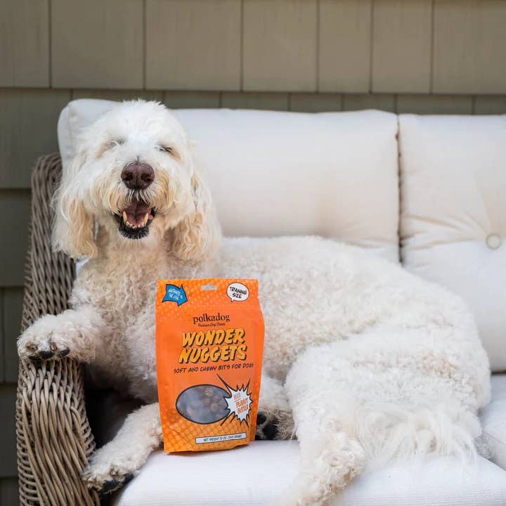 Polkadog Wonder Nuggets Peanut Butter Dog Treats 10oz