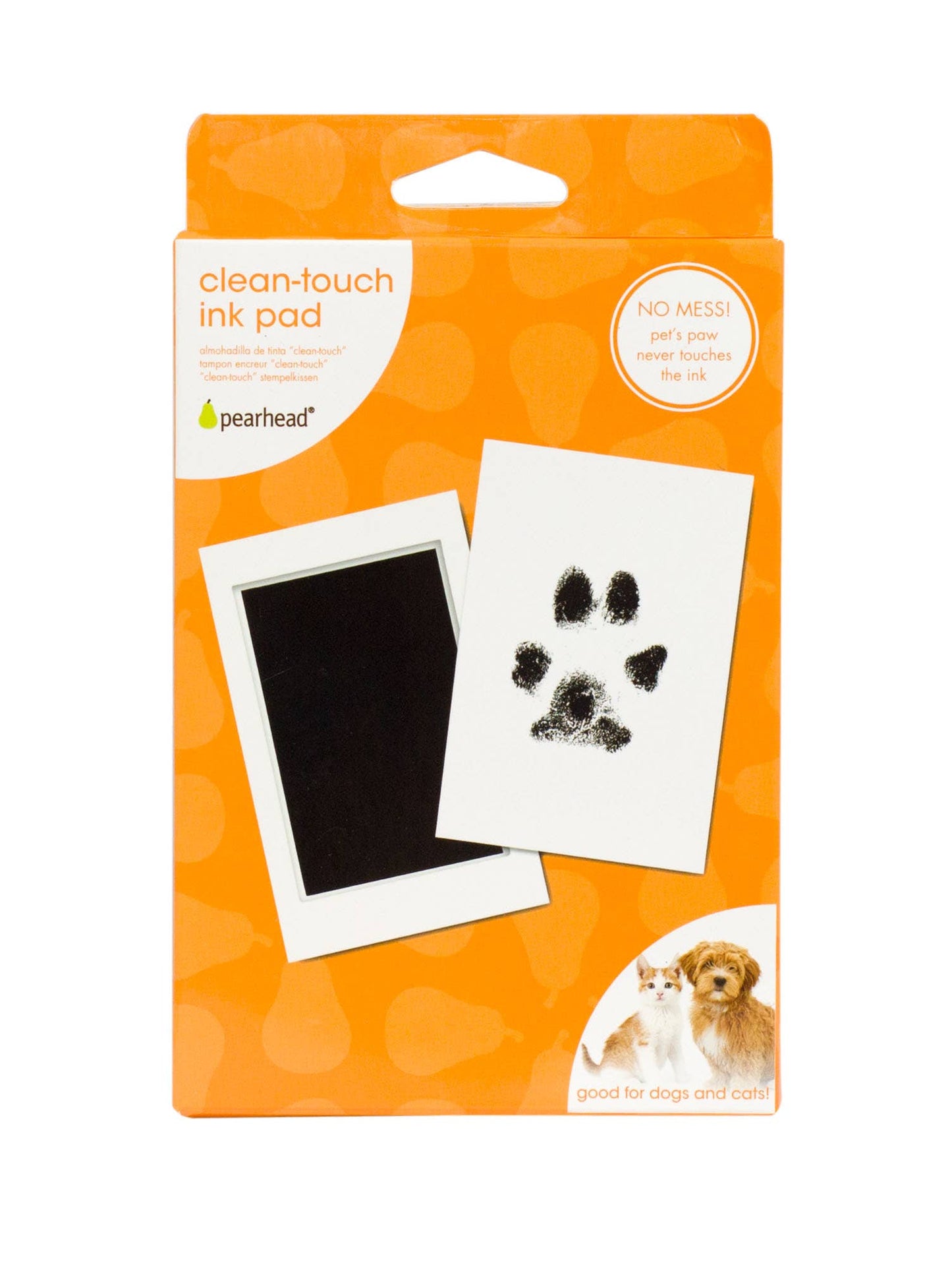 Pet Pawprint Clean-Touch Ink Pad, Black: One Pack