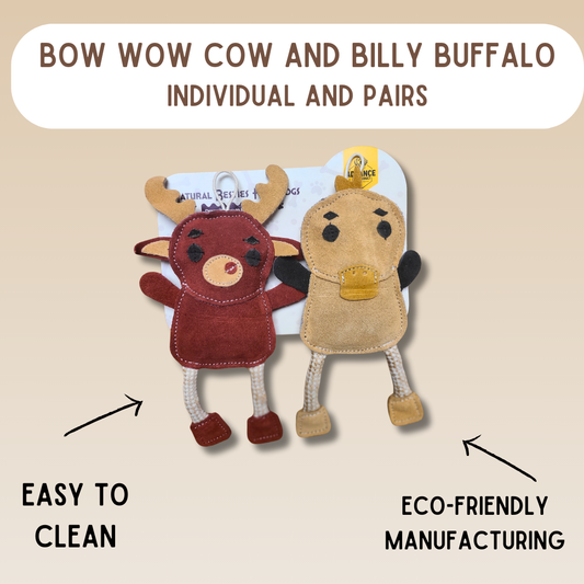 All-Natural Besties for Dogs. Six animal options!: Lucy Moosey
