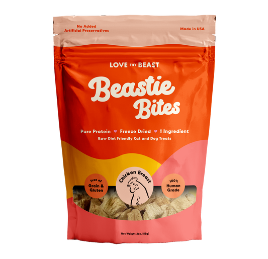 Freeze-Dried Chicken Breast Dog & Cat Treat, 3-oz bag