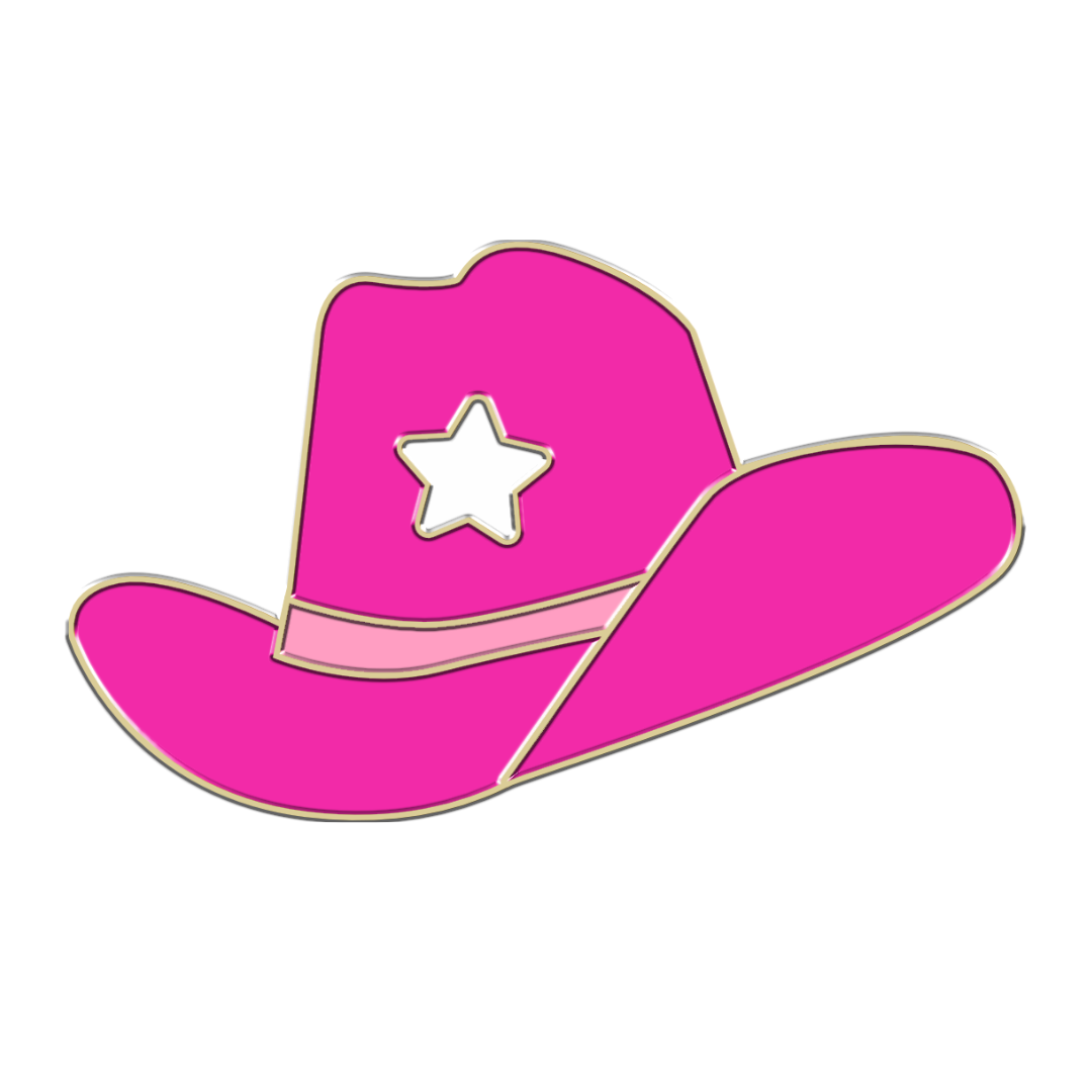 Pink Yeehaw Hat: Cowgirl