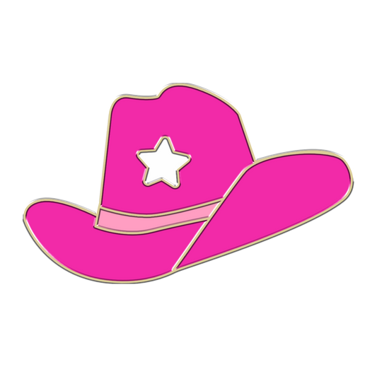 Pink Yeehaw Hat: Cowgirl