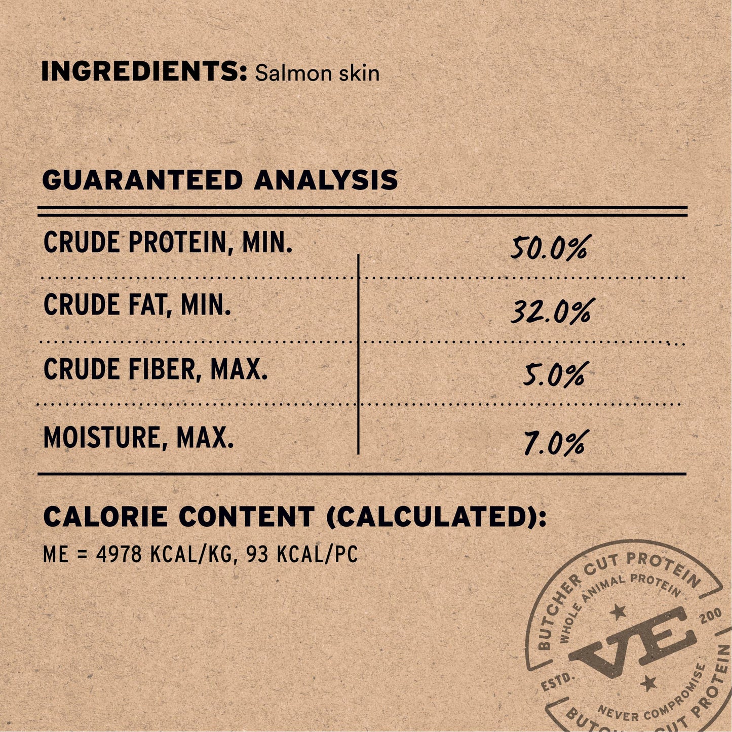 Vital Essentials® RAW BAR Freeze-Dried Raw Salmon Skin Treat