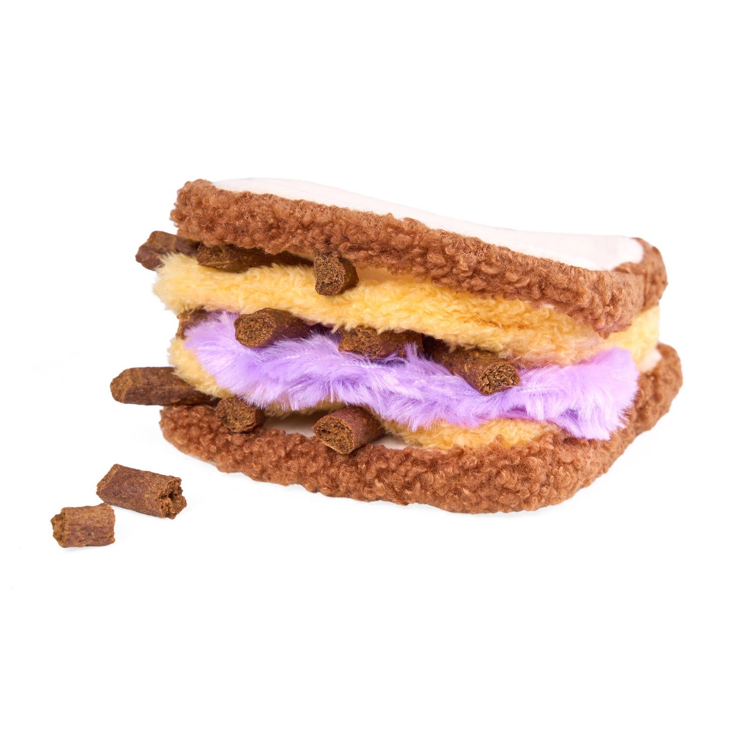 Snufflerz - PB&J Sandwich - Interactive Dog Toy