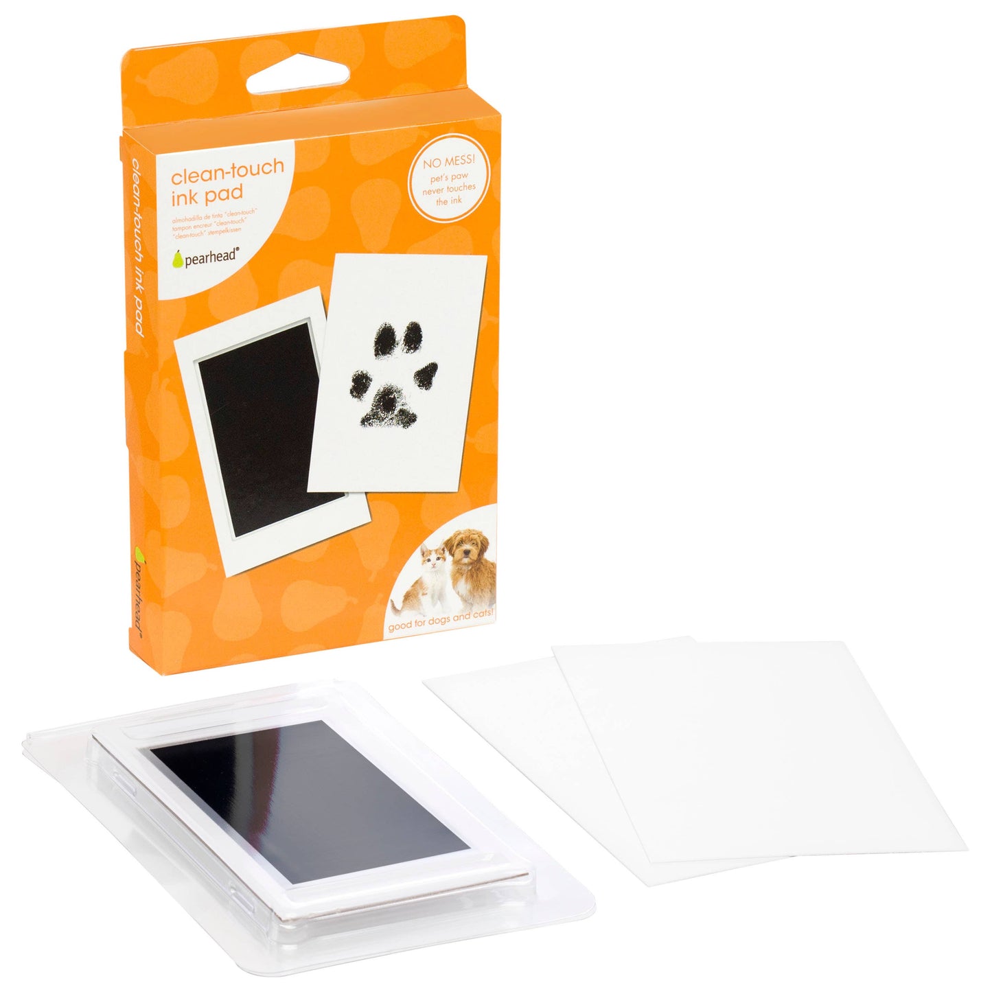 Pet Pawprint Clean-Touch Ink Pad, Black: One Pack