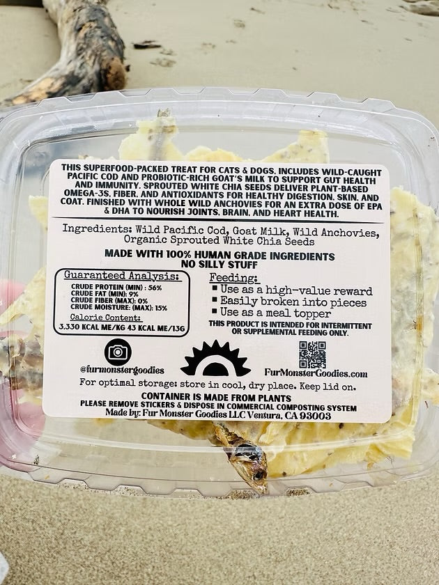 Wild-Caught Cod Bark