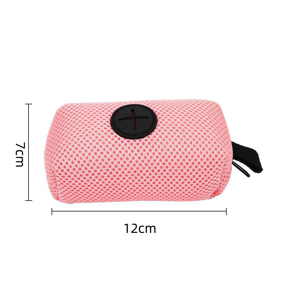 Multicolored Dog poop bag dispenser