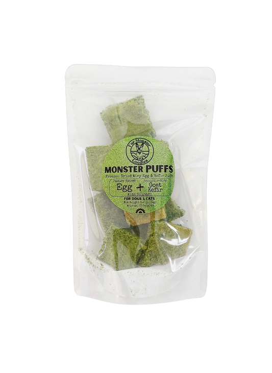 Freeze-Dried Organic Egg & Goat Kefir: Organic Spinach