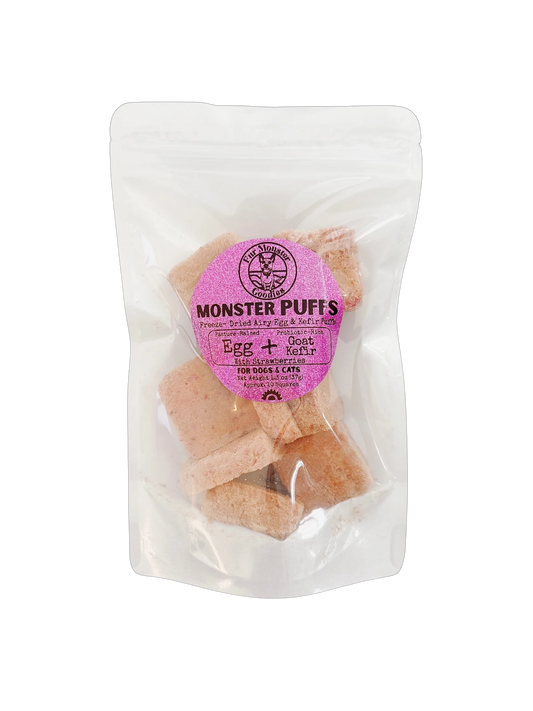 Freeze-Dried Organic Egg & Goat Kefir: Organic Strawberry