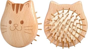 Bamboo Cat Shaped Hair Brush