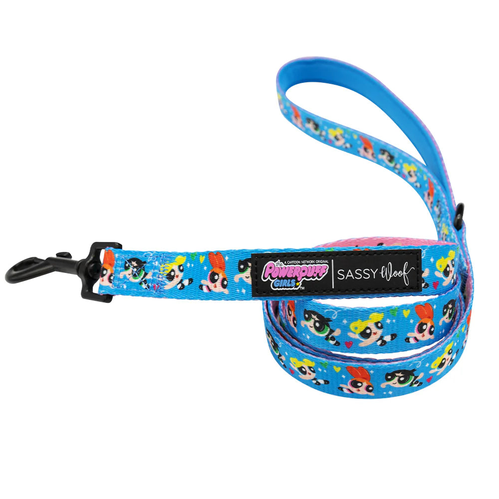 Sassy Woof- Dog Leash - The Powerpuff Girls™ (Blue)