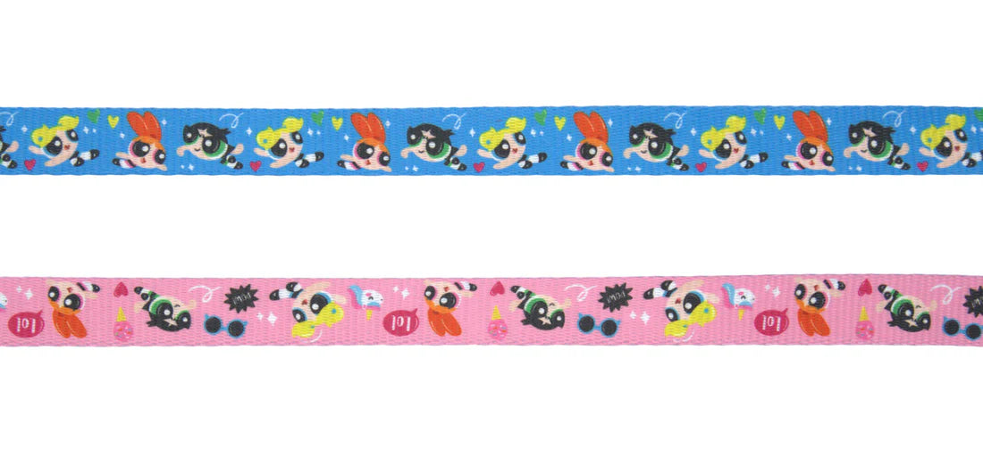 Sassy Woof- Dog Leash - The Powerpuff Girls™ (Blue)