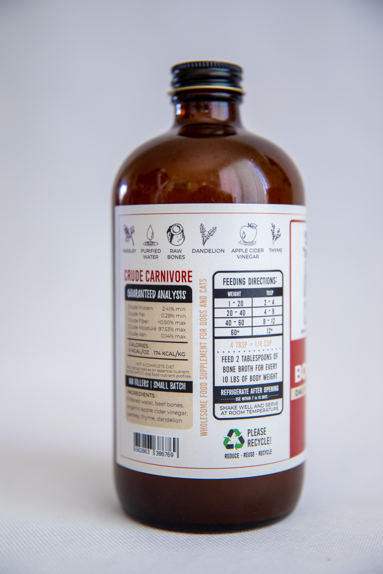 16oz Beef Bone Broth- PICK UP ONLY