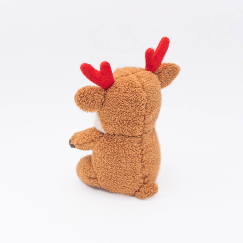 Holiday Cheeky Chumz - Reindeer - Christmas Dog Toy