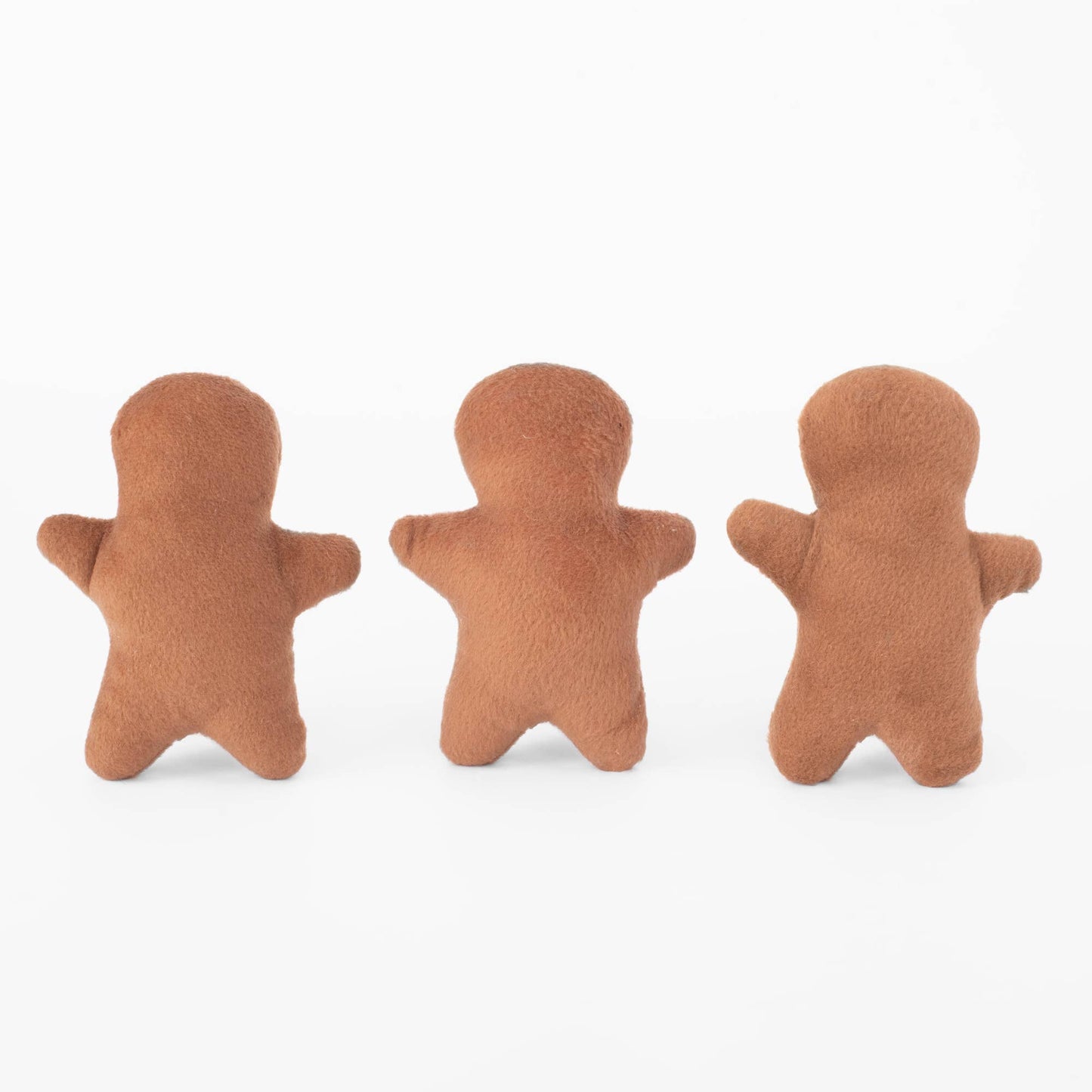 Christmas - Gingerbread Men (3-pack) - Holiday Dog Toy