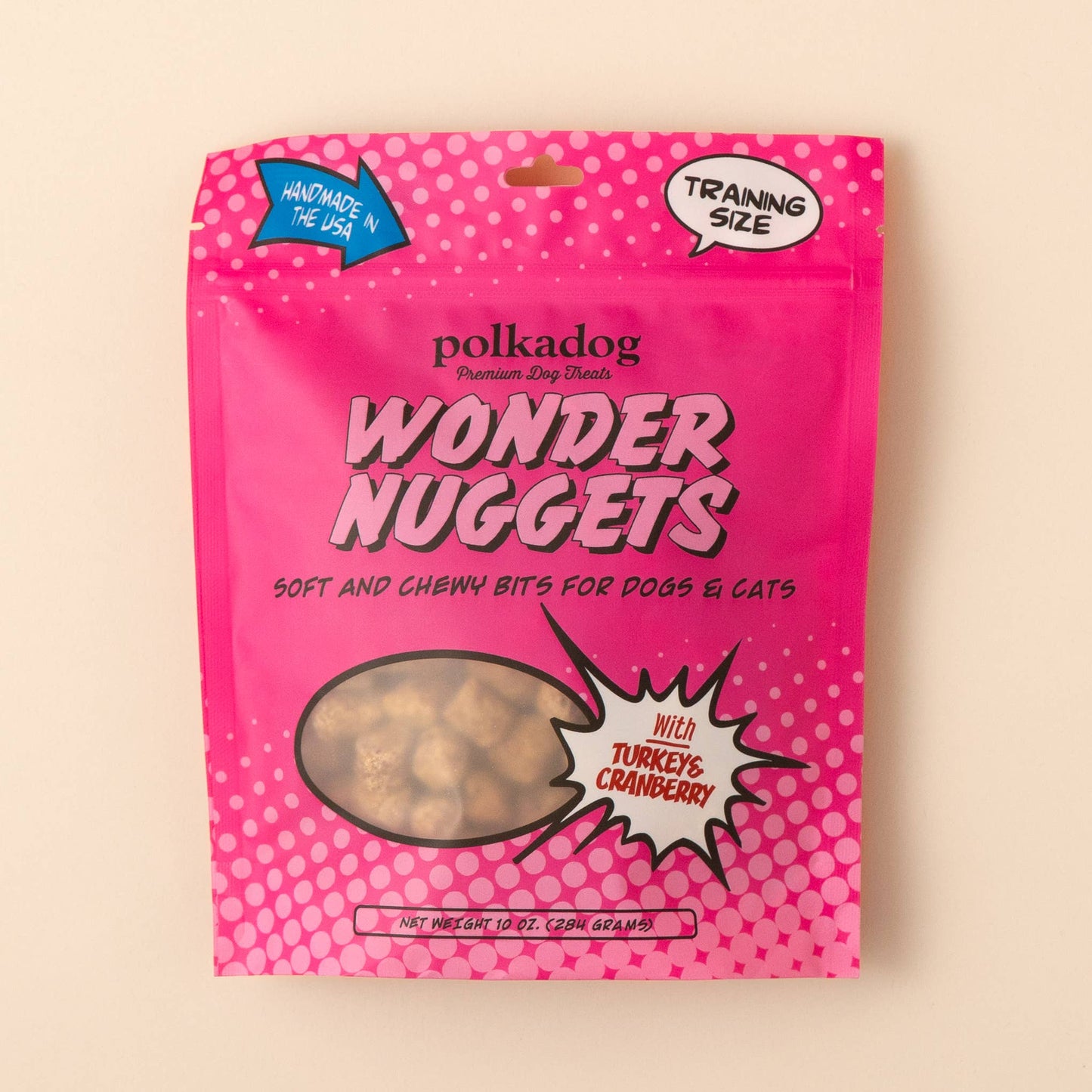 Polkadog Wonder Nuggets Turkey & Cranberry Dog Treats 10oz