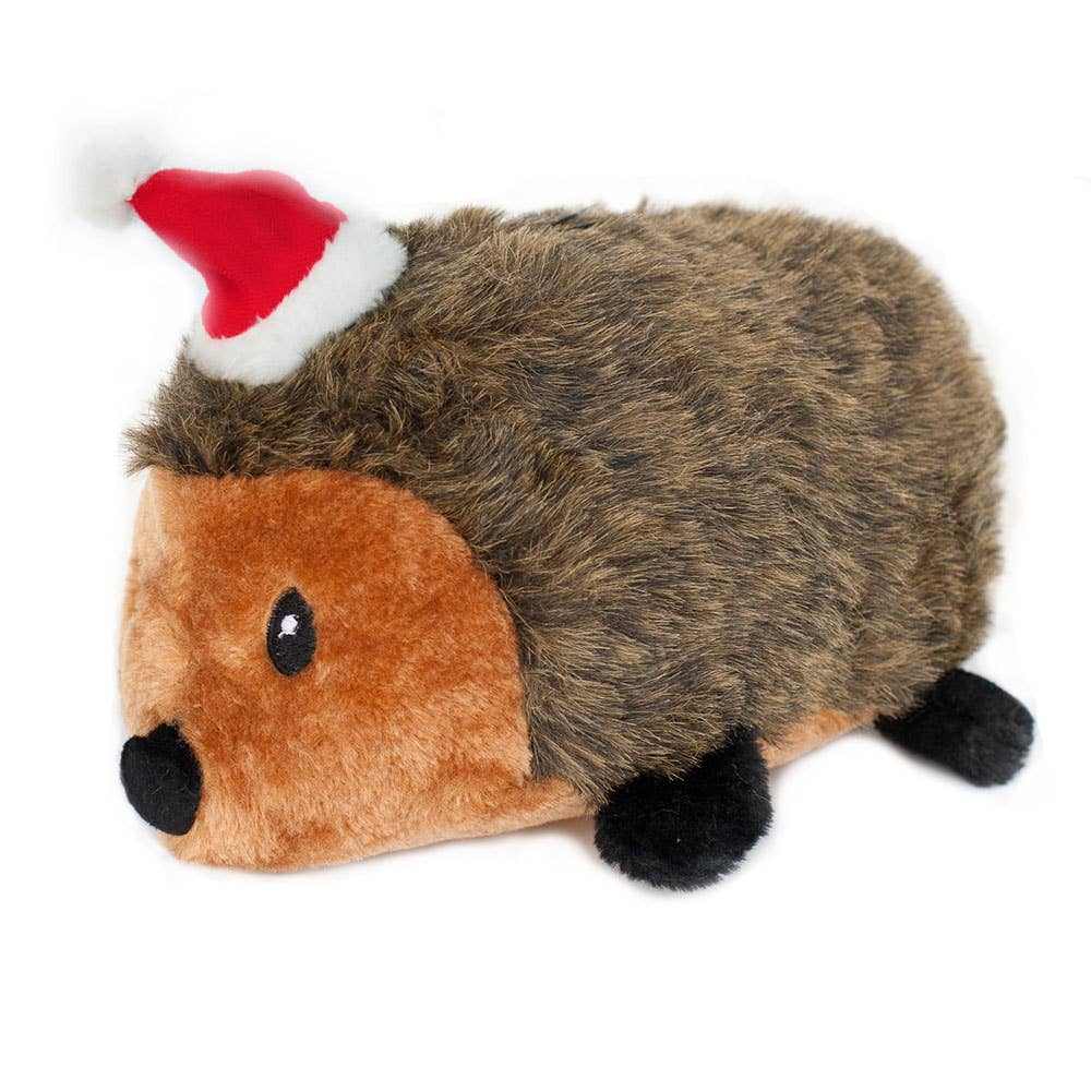 Holiday Hedgehog - Christmas Dog Toy: Large