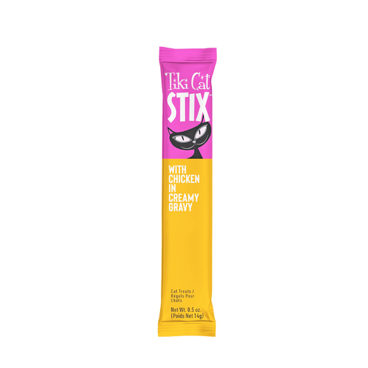 TIKI CAT STIX WITH CHICKEN IN CREAMY GRAVY