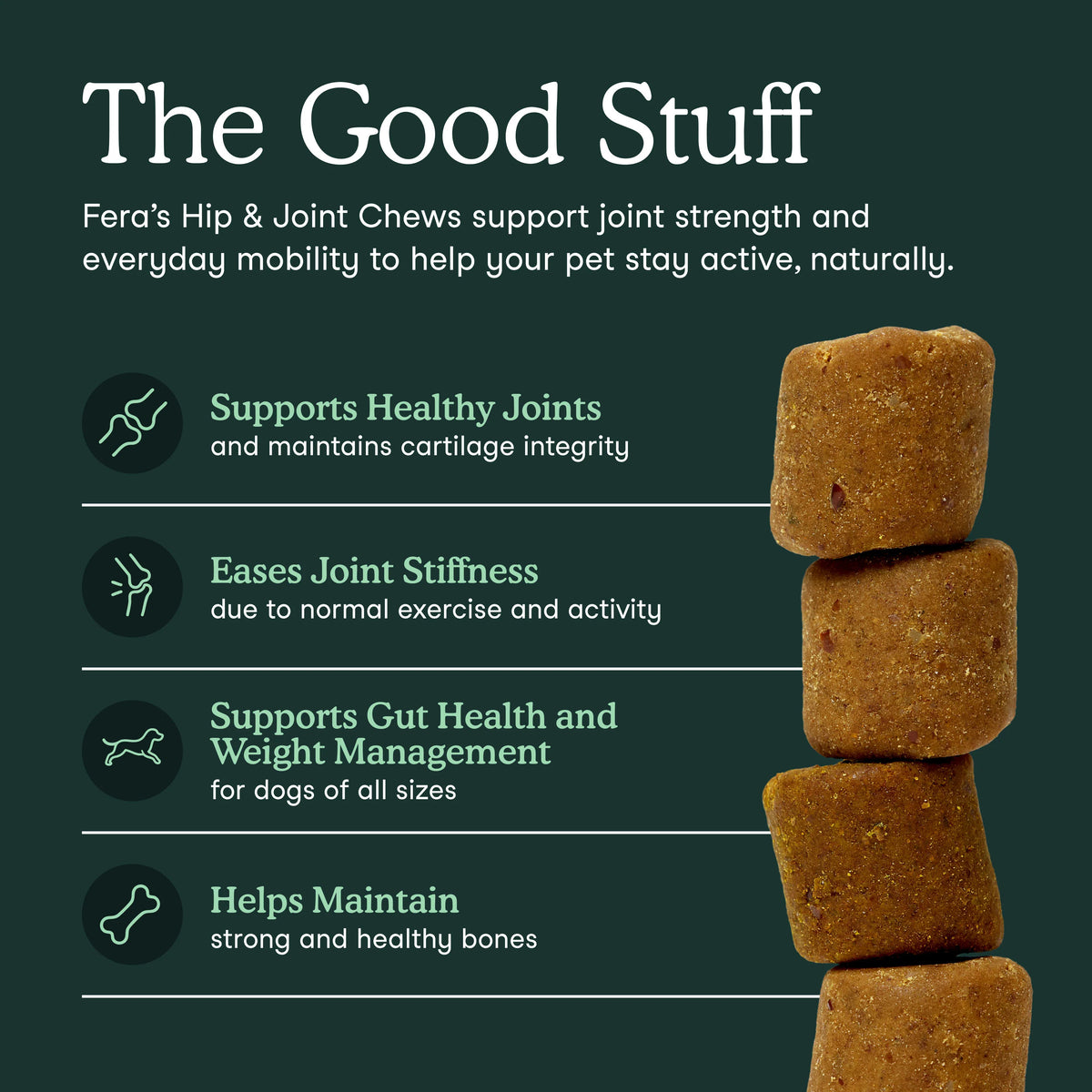 Hip + Joint Support Chews for Dogs